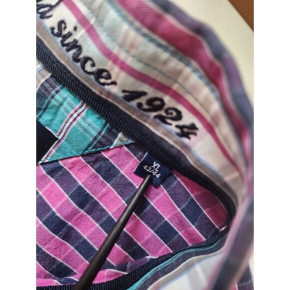 Casa Moda Casual Fit Button Down Short Sleeve XL Shirt - Picture 5 of 6